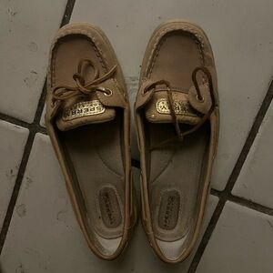 Sperry Women's Gold & Tan  Shoes